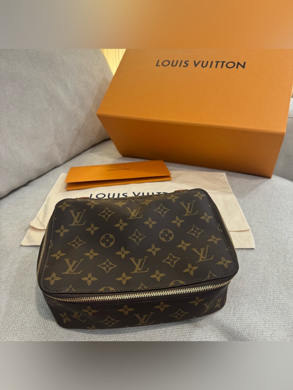 New Louis Vuitton Monogram Canvas Packing Cube MM